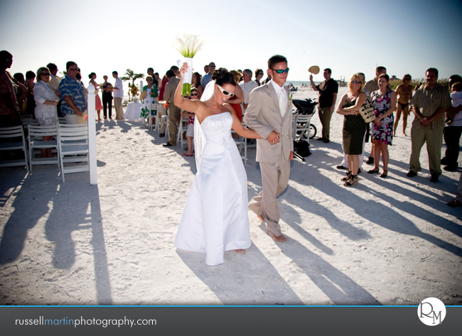 Honeymoon Island Beach Wedding Photographer