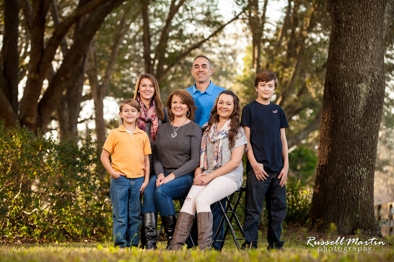 Ocala Family Portrait, Natural Light Portraits, Family Portrait Photographer