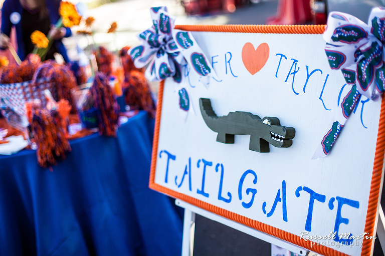Florida Gators Wedding, Gainesville wedding Photographer, Photography, Swamp Wedding, Tailgate wedding Reception