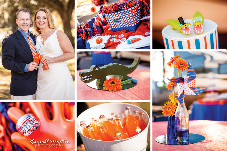 Florida Gators Wedding, Gainesville wedding Photographer, Photography, Swamp Wedding, Tailgate Reception