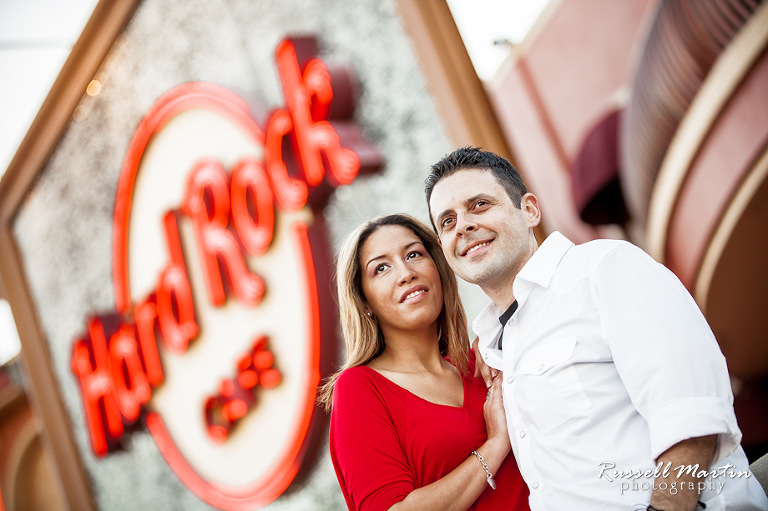 Orlando Engagement Portrait Photographer, Hard Rock Cafe