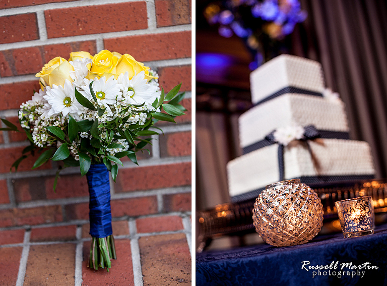 Golden Ocala Wedding Cake