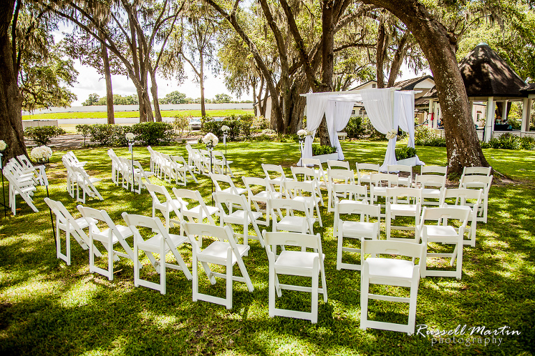 Jumbolair Aviation Estates Wedding, Party Time Rentals. Barn ceremony