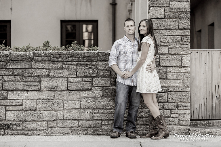 st augustine engagement Session