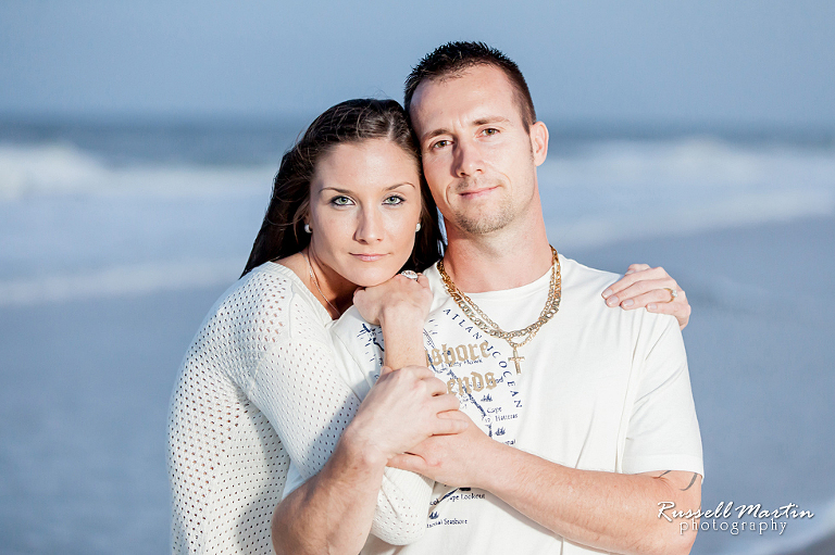 St Augustine Beach Engagement Portrait