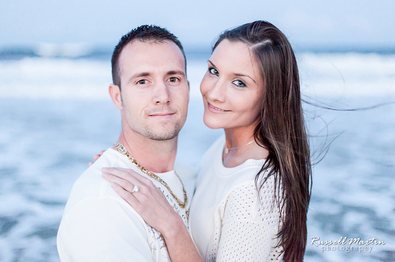 St Augustine Beach Engagement Portrait