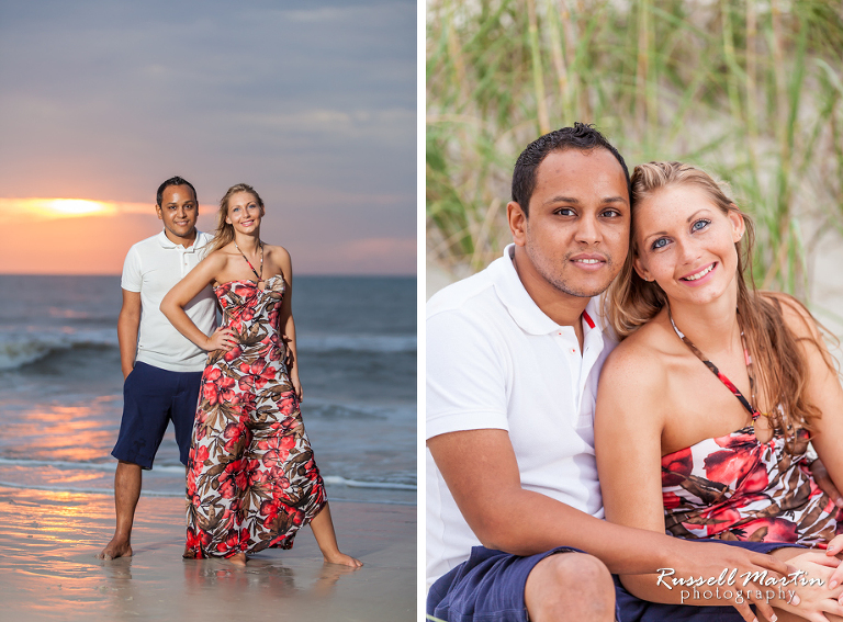 Sunrise Engagement Portrait St Augustine