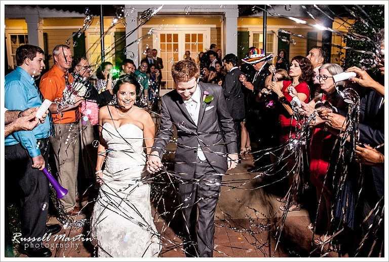 Reception Exit, Haile Plantation Golf and Country Club, Gainesville Wedding Photographer
