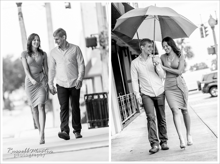 Downtown Ocala Engagement Portrait