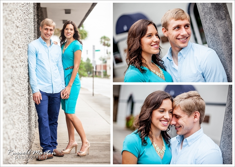 Downtown Ocala Engagement Portrait