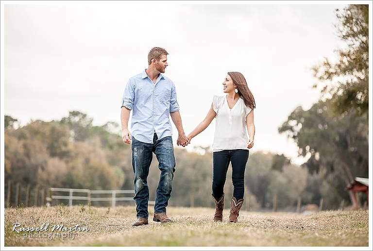 Lakeside Ranch Engagement Portrait