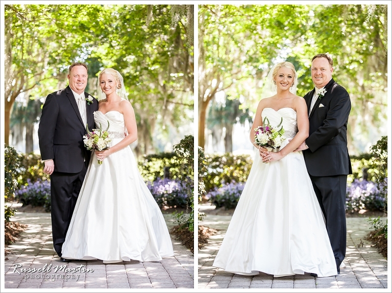 Bride and Groom Portrait, Golden Ocala, Wedding Photography