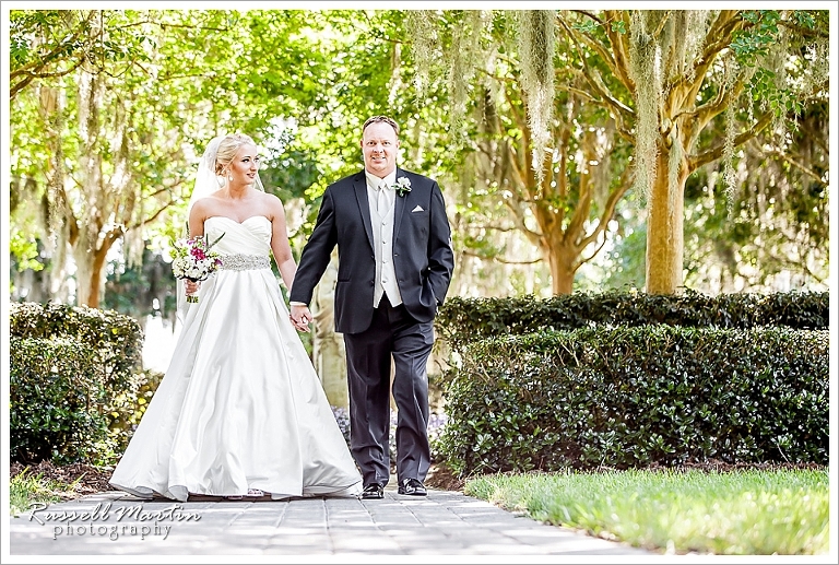 Bride and Groom Portrait, Golden Ocala, Wedding Photography