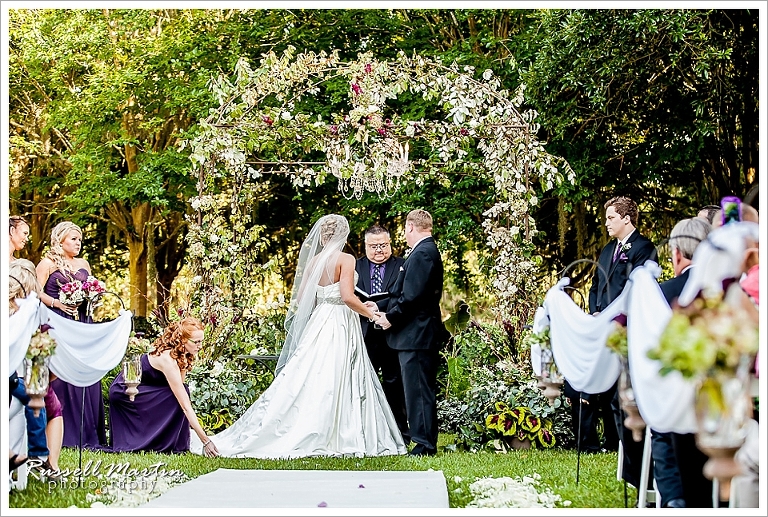 Golden Ocala wedding Ceremony,  Wedding Photography