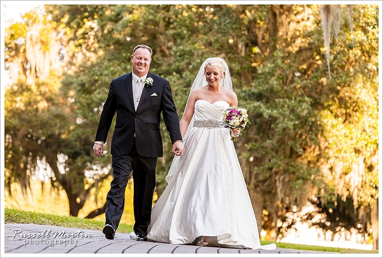 Bride and Groom Portrait, Golden Ocala, Wedding Photography