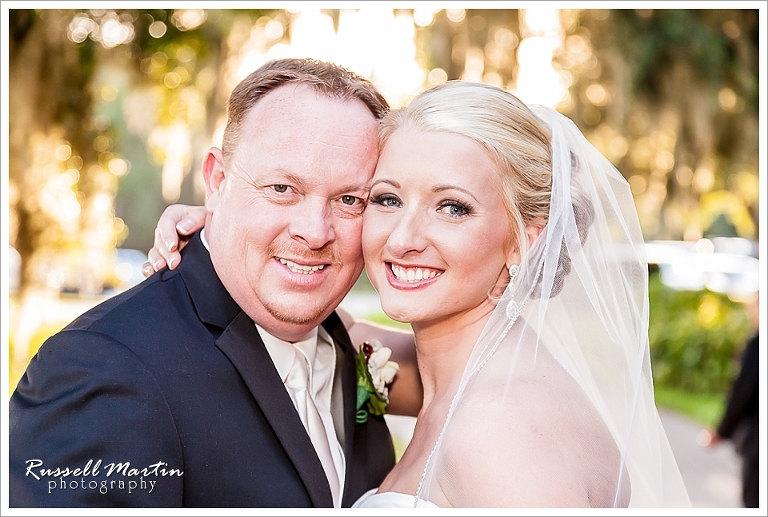 Bride and Groom Portrait, Golden Ocala, Wedding Photography