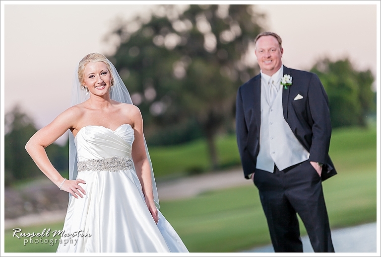 Bride and Groom Portrait, Golden Ocala, Wedding Photography