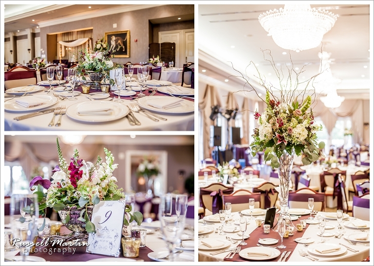 Centerpiece, Florals, wedding Flowers, Reception Decor, Ballroom, Golden Ocala, Wedding Photography