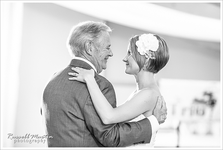 Camp Weed Reception, Wedding Photography, father daughter dance