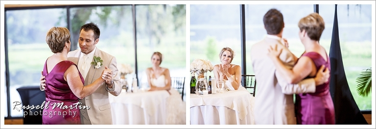 Camp Weed Reception, Wedding Photography, mother son Dance