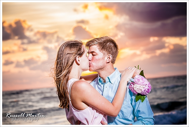 Jupiter Sunrise Engagement Portrait