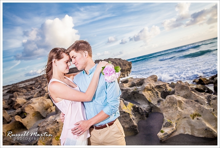 Jupiter Sunrise Engagement Portrait