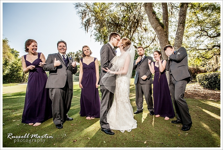 Haile Plantation, Queen of Peace, Wedding, kiss