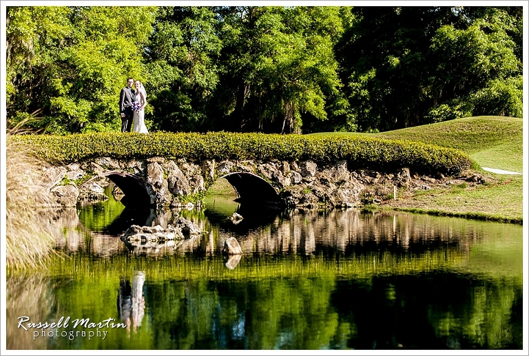 Haile Plantation, Queen of Peace, Wedding, bridge, water, reflection