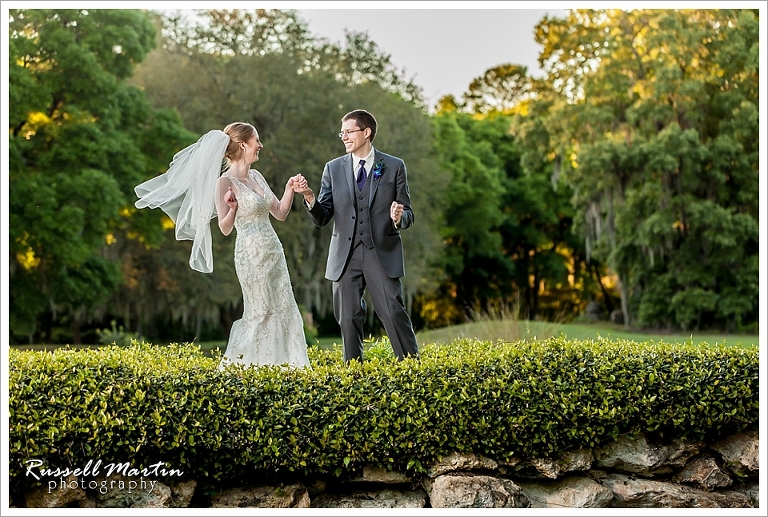 Haile Plantation, Queen of Peace, Wedding, bridge, water,