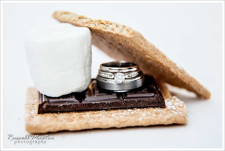 Wedding, rings, s'mores, Haile Plantation, Queen of Peace,