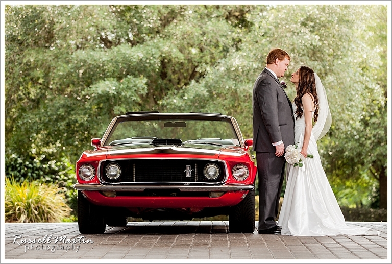 Golden Ocala Wedding, car