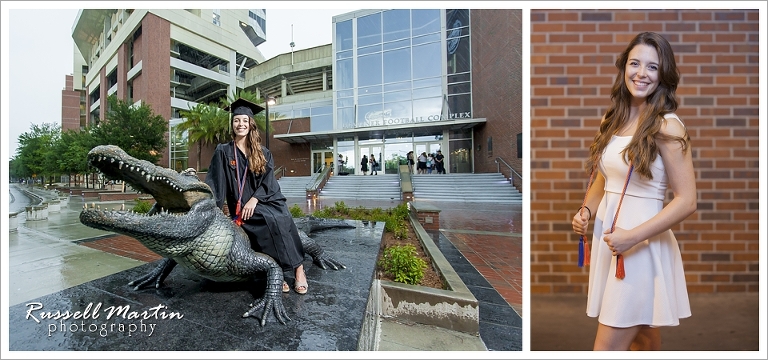 UF Senior Portrait, Gainesville, bull gator