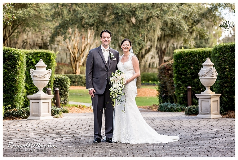 Golden Ocala, First Look, Bride and Groom Portrait