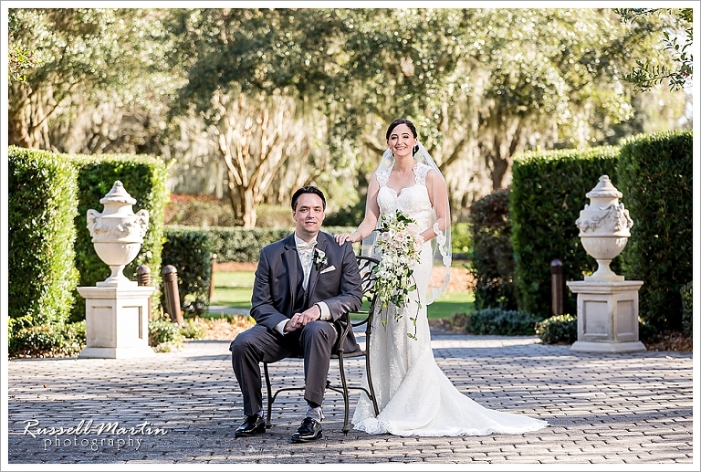 Golden Ocala, First Look, Bridal Portrait
