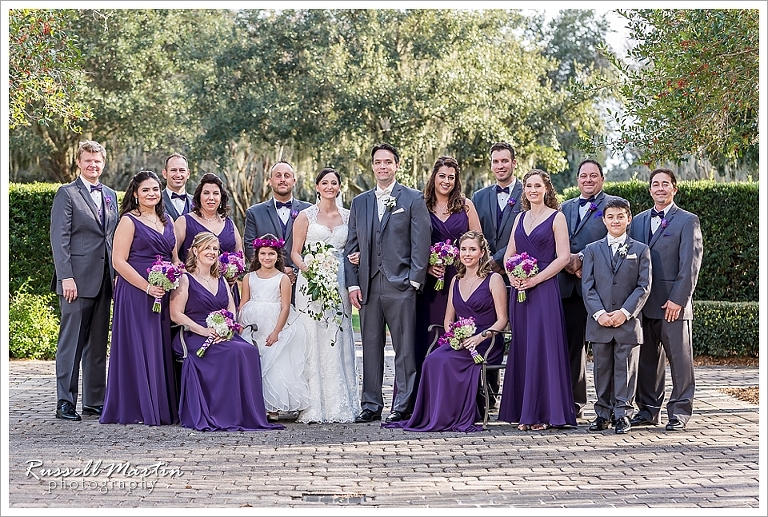 Golden Ocala Wedding, Bridal Party