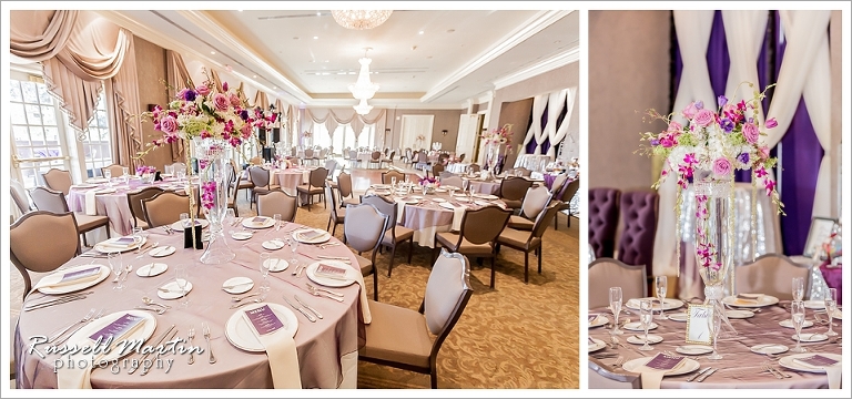 Golden Ocala Wedding Reception Décor, Table settings, florals