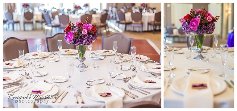 Golden Ocala Wedding, table, flowers