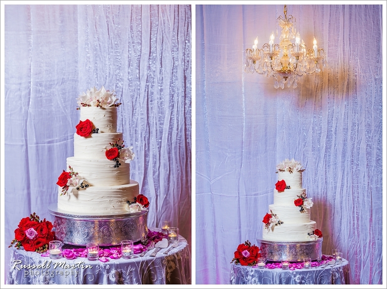 Golden Ocala Wedding, cake