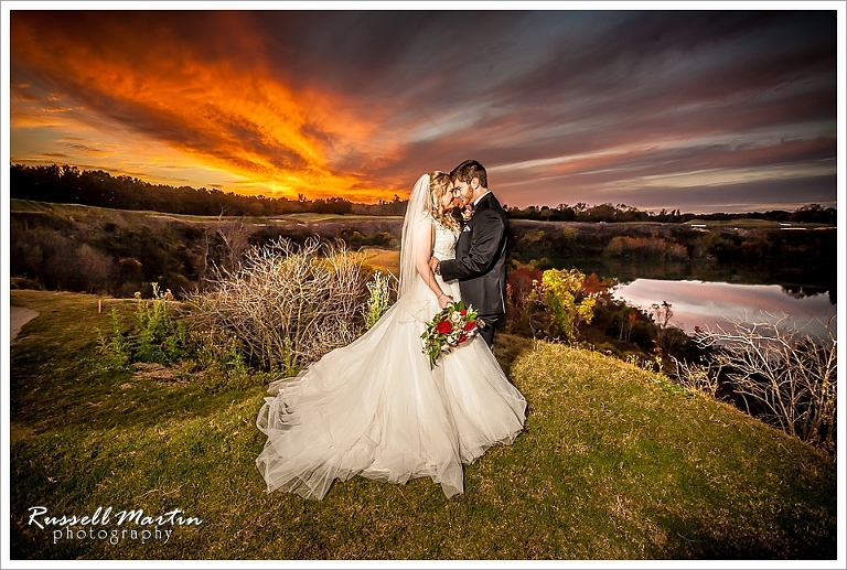 Black Diamond Ranch, wedding, sunset
