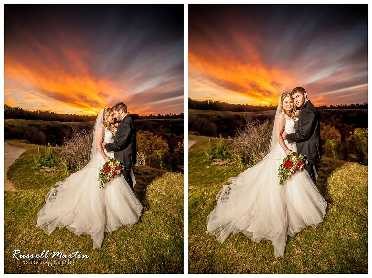 Black Diamond Ranch, wedding, sunset