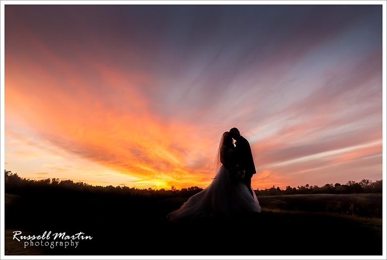 Black Diamond Ranch, wedding, sunset